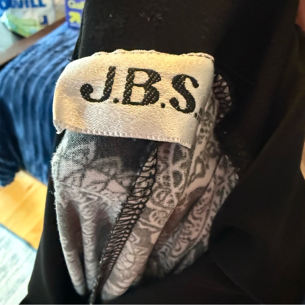 J.B.S. Black and White Patterned Maxi Skirt - Picture 6 of 6